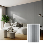 ZULIAN™ Akoestisch Lamellenpaneel — Gerookt Eiken (2.7m × 1.10m)
