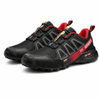 Trailrunning schoenen voor heren zwart en rood – Prestaties en comfort