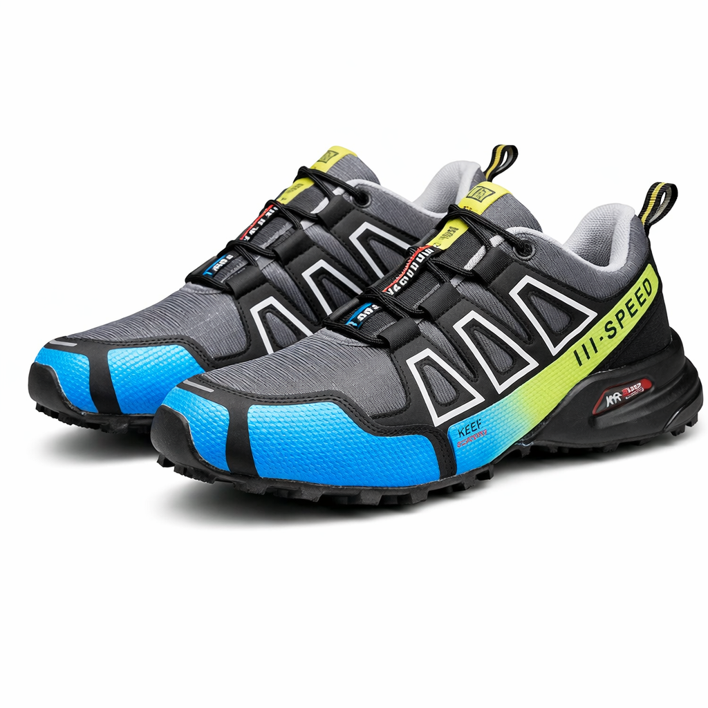 Trailrunning schoenen voor heren zwart en rood – Prestaties en comfort