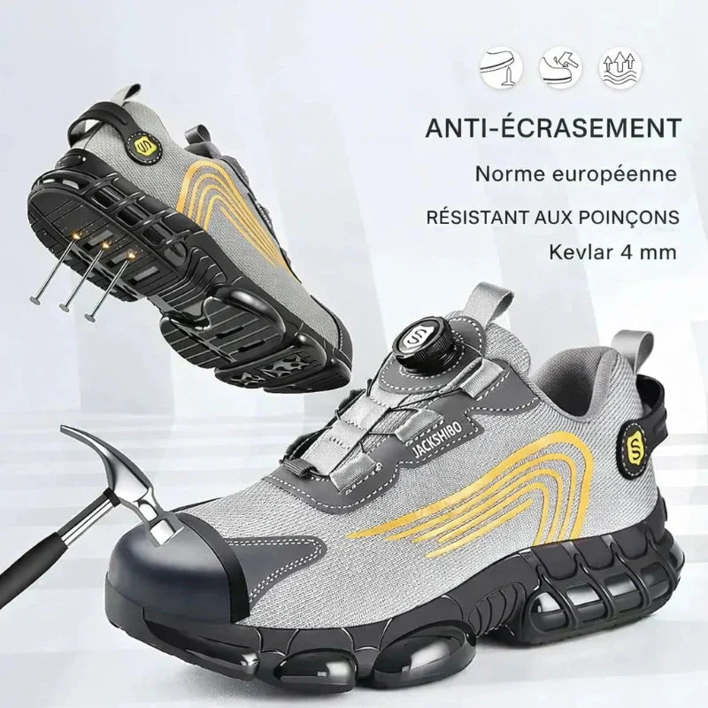 Veiligheidsschoenen met Draaiknoopveters