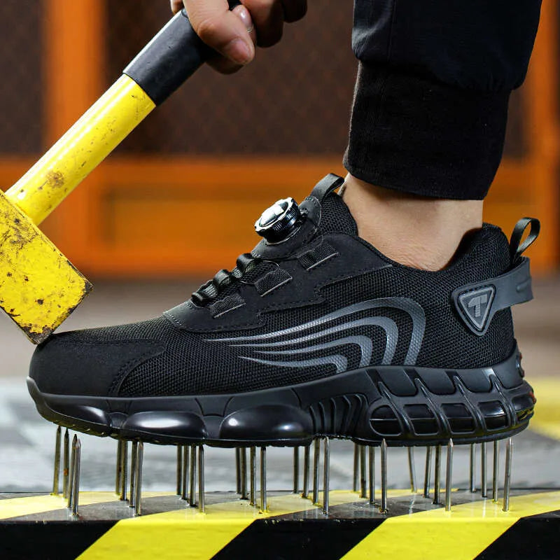 Veiligheidsschoenen met Draaiknoopveters
