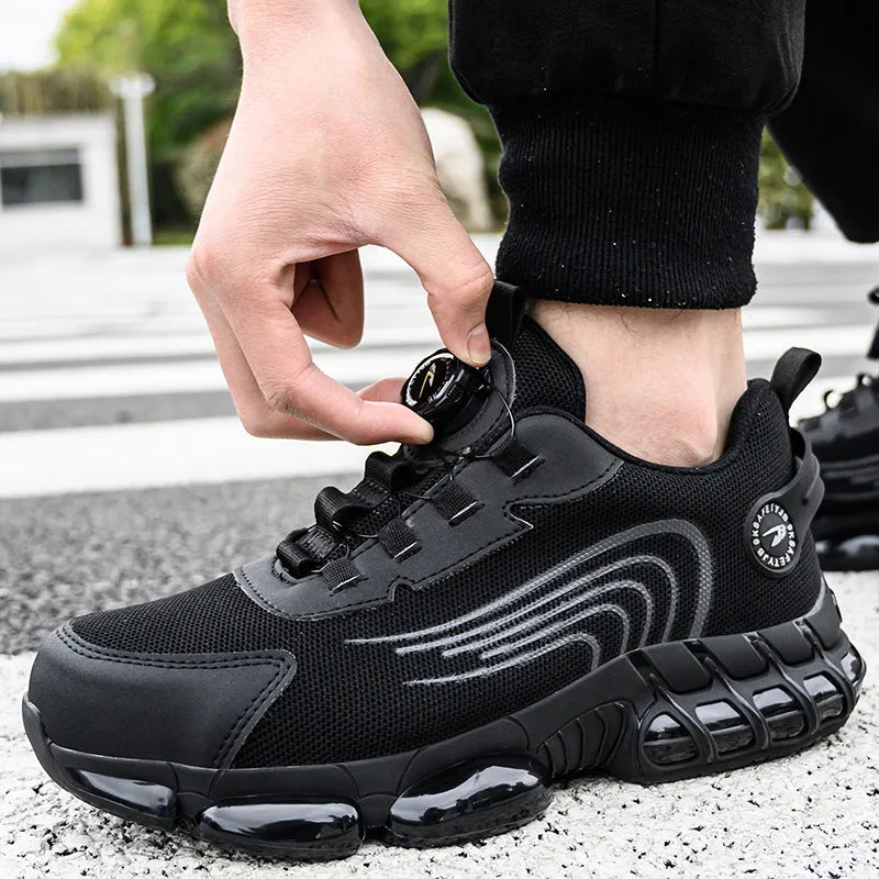 Veiligheidsschoenen met Draaiknoopveters