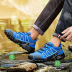 Trailrunning schoenen voor heren zwart en rood – Prestaties en comfort