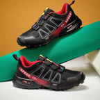 Trailrunning schoenen voor heren zwart en rood – Prestaties en comfort