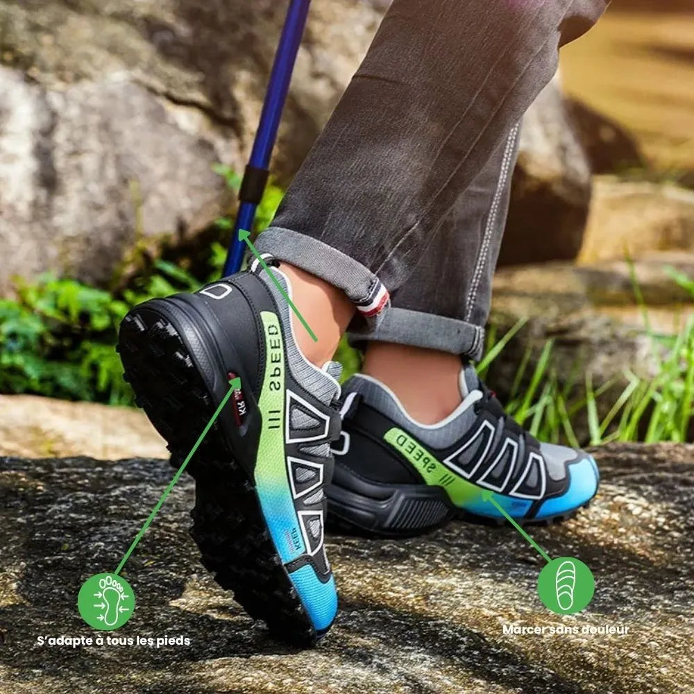 Trailrunning schoenen voor heren zwart en rood – Prestaties en comfort
