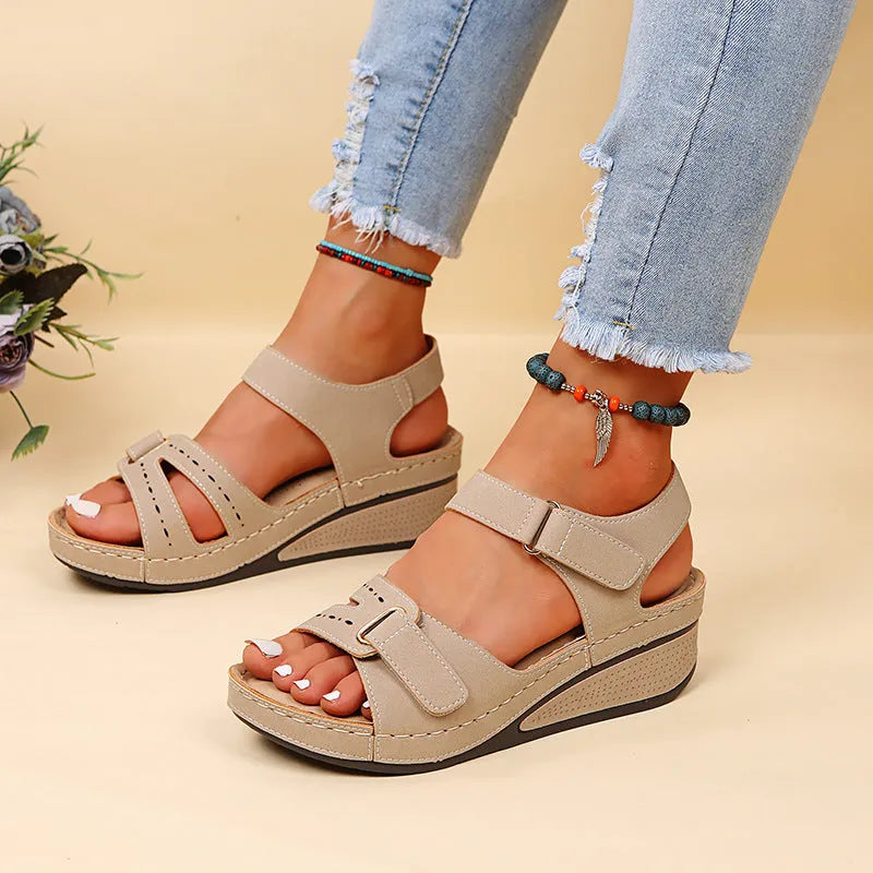 Orthopedische sandaal met sleehak – Ultiem comfort & onweerstaanbare stijl