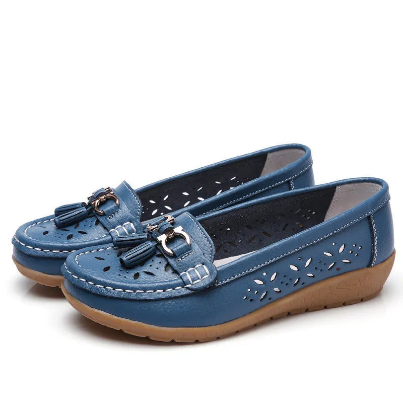 damesmocassin van heel soepel leer - Absoluut Comfort & Gegarandeerde Elegantie