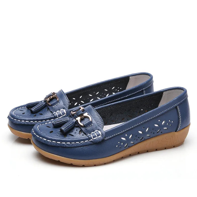 damesmocassin van heel soepel leer - Absoluut Comfort & Gegarandeerde Elegantie
