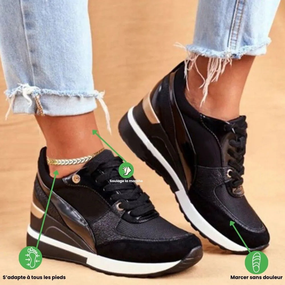Orthopedische damessneaker met hak | Moderne elegantie & optimaal comfort
