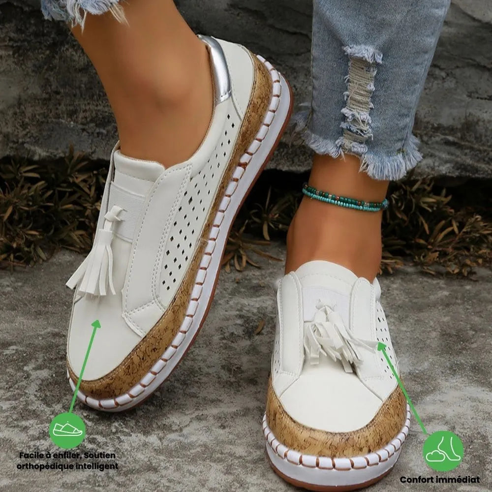 Zomer Mocassins voor Dames Ultra Comfort Orthopedisch Ademend