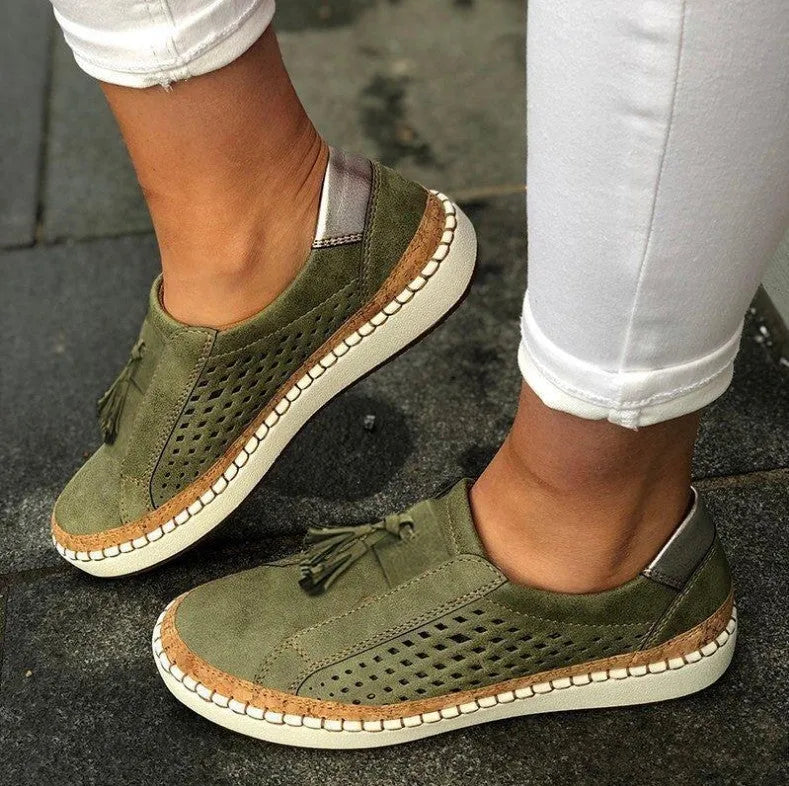 Zomer Mocassins voor Dames Ultra Comfort Orthopedisch Ademend