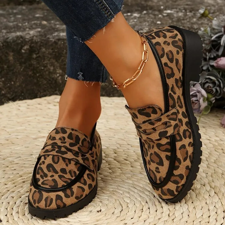 Damesloafers met luipaardprint - Durf te gaan voor gewaagde en unieke elegantie