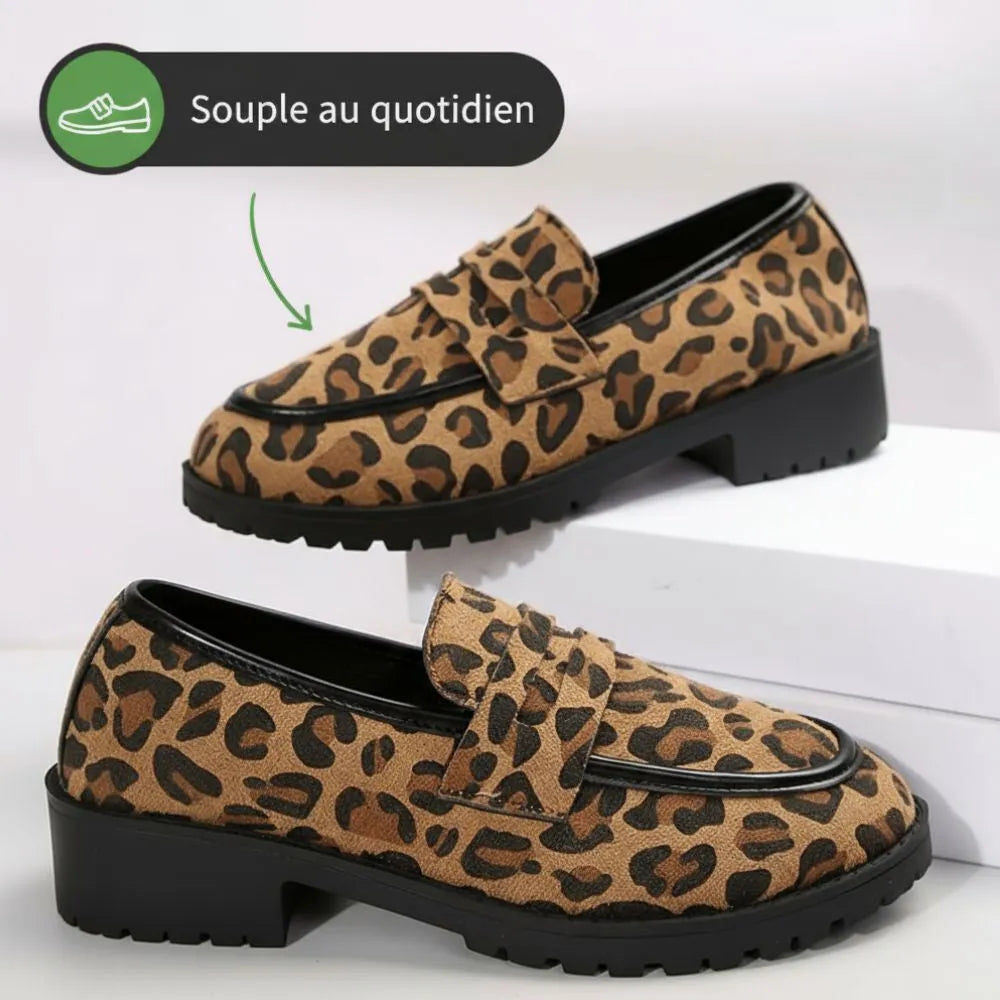 Damesloafers met luipaardprint - Durf te gaan voor gewaagde en unieke elegantie