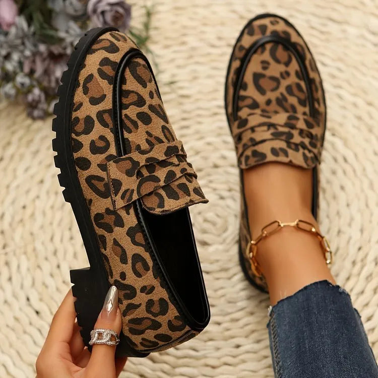 Damesloafers met luipaardprint - Durf te gaan voor gewaagde en unieke elegantie
