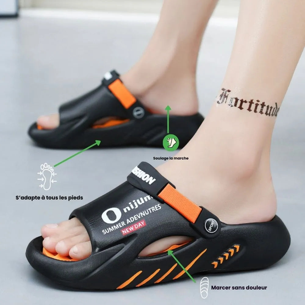 Comfortabele orthopedische slippers voor heren – Ondersteuning & lichtgewicht