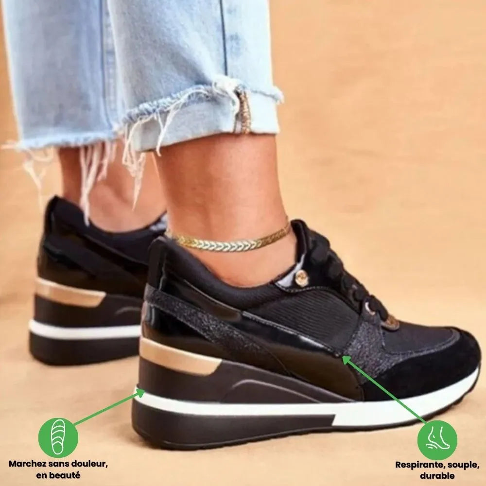 Orthopedische damessneaker met hak | Moderne elegantie & optimaal comfort