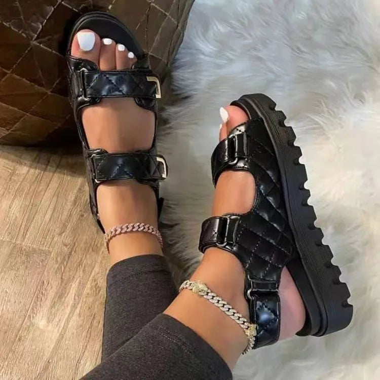 Dames sandalen met klittenband: optimaal comfort en onweerstaanbare stijl