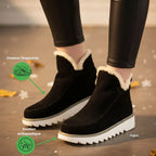 Dames suède enkellaarzen antislip – Ongeëvenaard comfort en stijl!