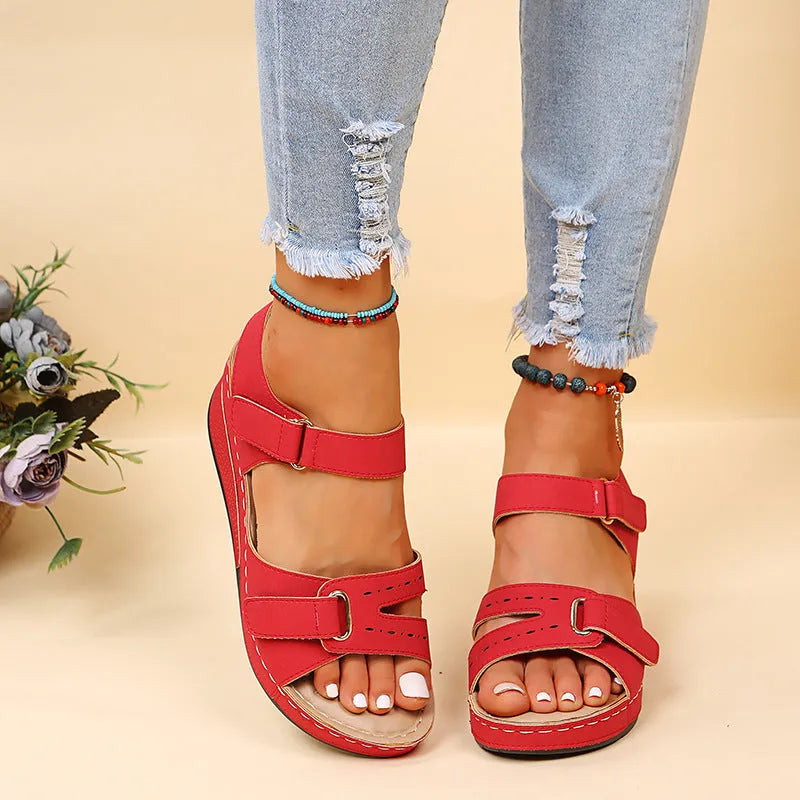 Orthopedische sandaal met sleehak – Ultiem comfort & onweerstaanbare stijl