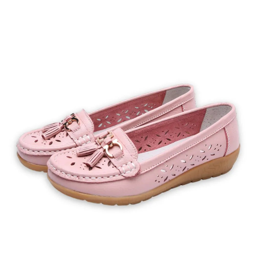 damesmocassin van heel soepel leer - Absoluut Comfort & Gegarandeerde Elegantie