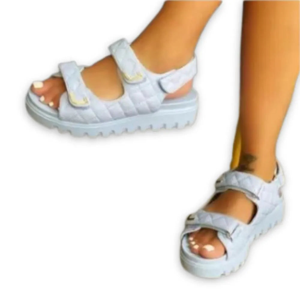 Dames sandalen met klittenband: optimaal comfort en onweerstaanbare stijl