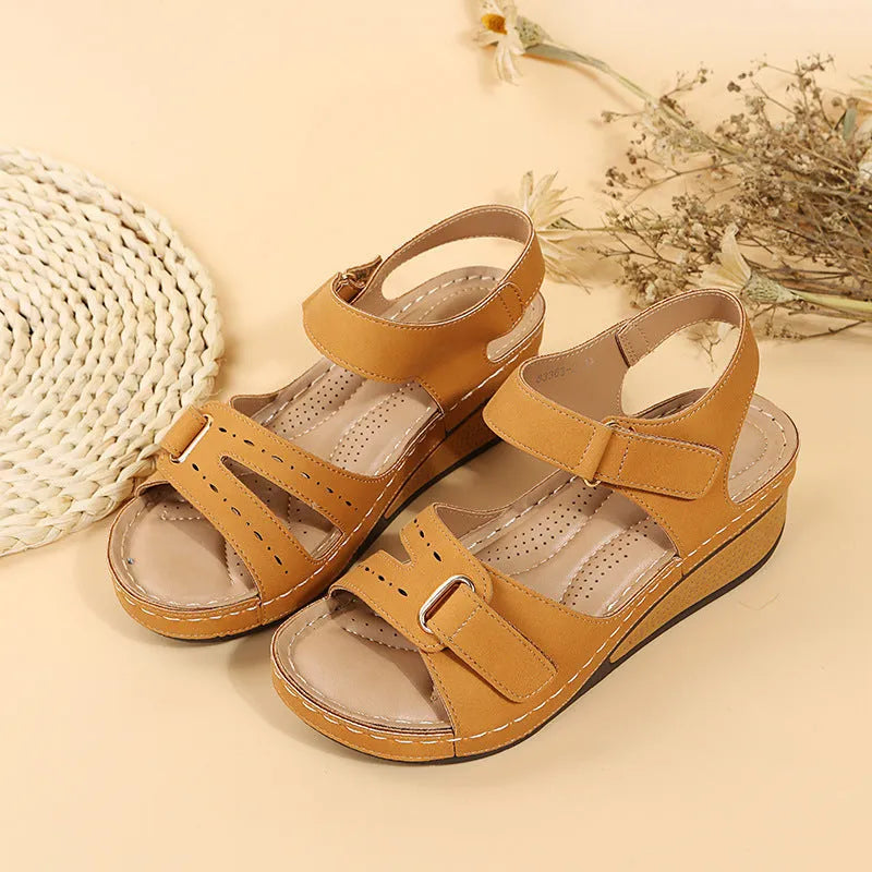 Orthopedische sandaal met sleehak – Ultiem comfort & onweerstaanbare stijl
