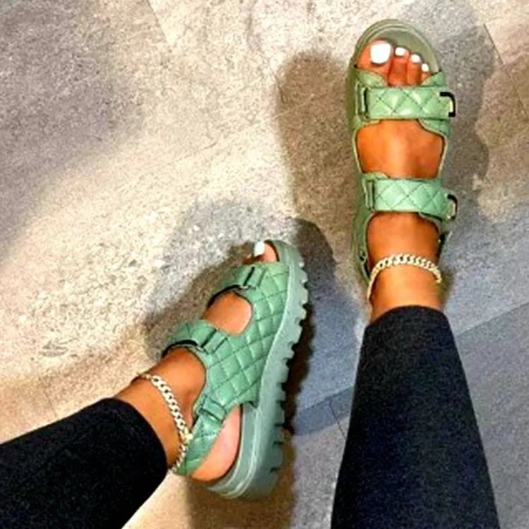 Dames sandalen met klittenband: optimaal comfort en onweerstaanbare stijl