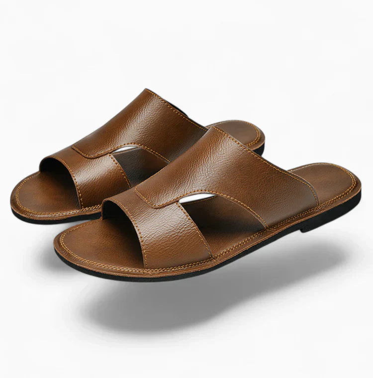 Leren Comfortabele Herenslippers – Ervaar Luxe en Welzijn