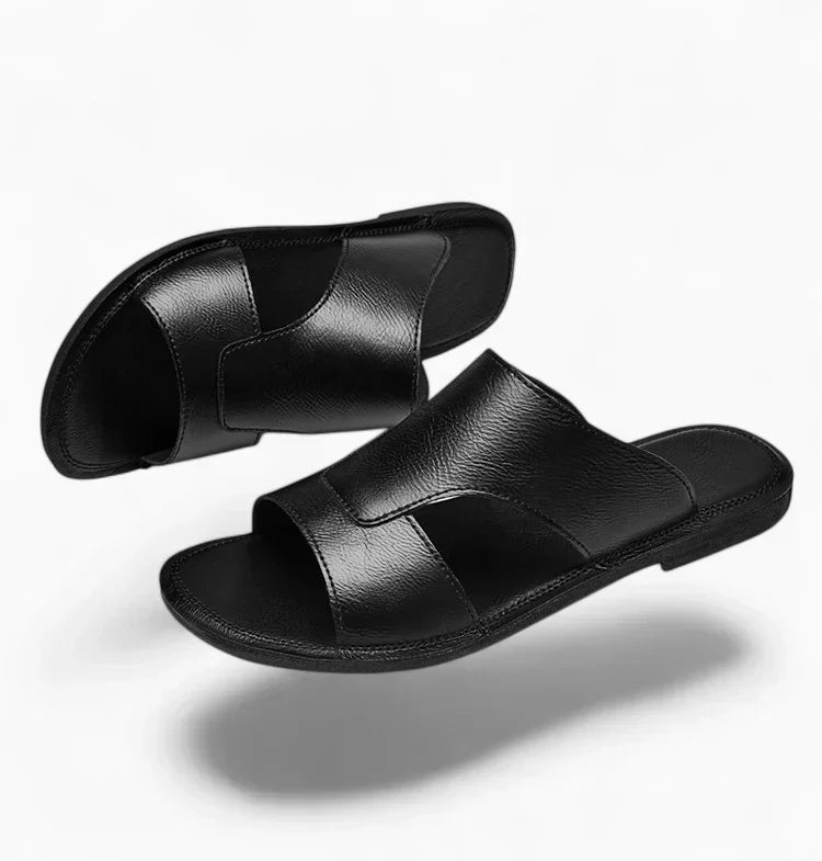 Leren Comfortabele Herenslippers – Ervaar Luxe en Welzijn