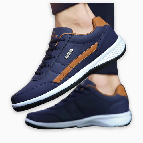 Orthopedische Herensneakers Blauw – Comfortzool