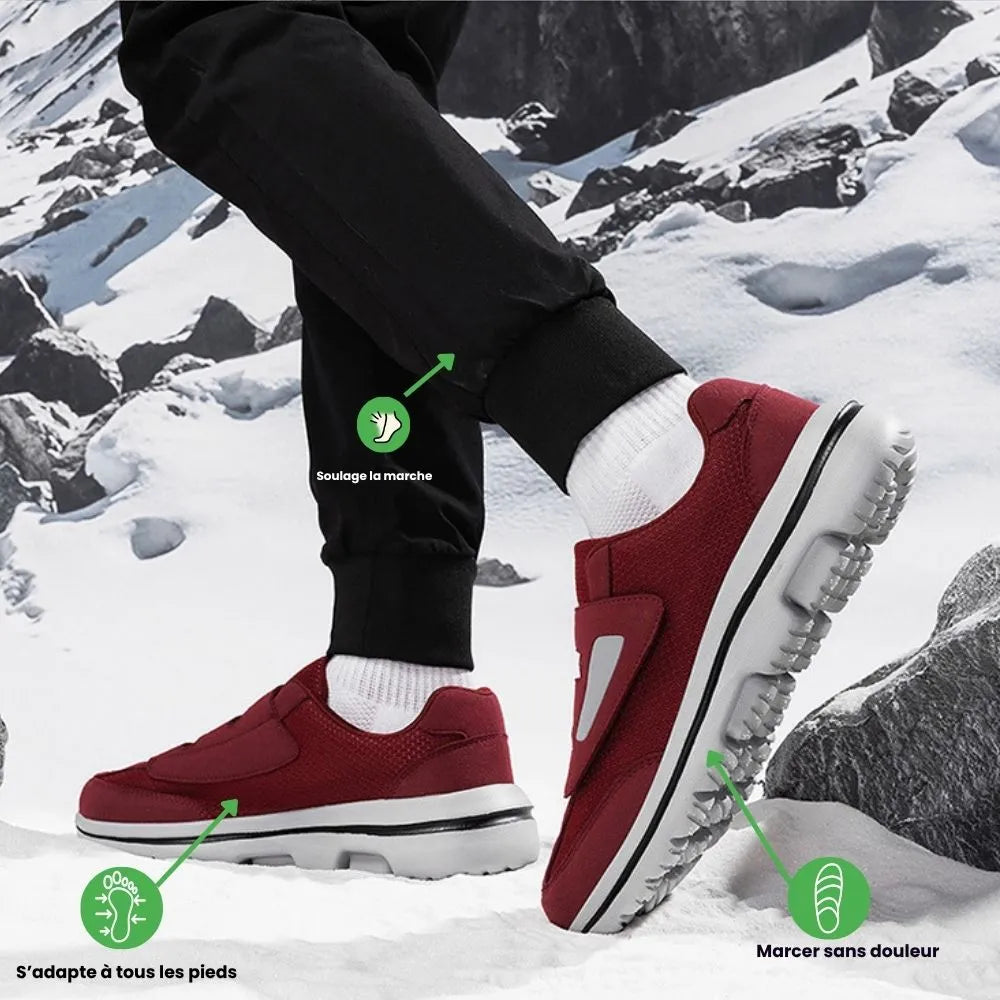 Herenschoen met klittenbandsluiting – Duurzaam comfort en optimale ondersteuning